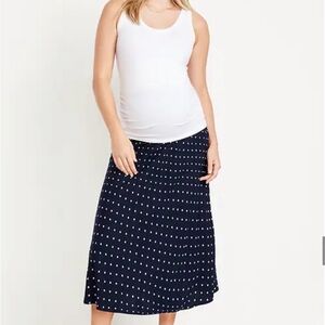 Old Navy Maternity A-Line Midi Skirt